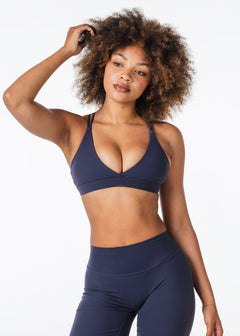 'Serenity' Crop - Dark Navy - Kikiva Collection