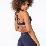 'Serenity' Crop - Dark Navy - Kikiva Collection