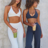 'Serenity' Crop - Dark Navy - Kikiva Collection