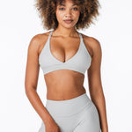 'Serenity' Crop - Light Grey - Kikiva Collection