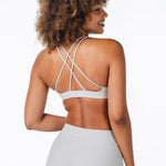 'Serenity' Crop - Light Grey - Kikiva Collection