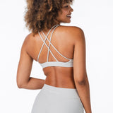 'Serenity' Crop - Light Grey - Kikiva Collection