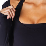 Sienna Long Sleeve - Black - Kikiva Collection