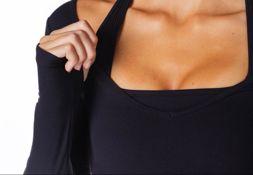 Sienna Long Sleeve - Black - Kikiva Collection