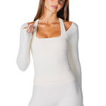Sienna Long Sleeve - Cream - Kikiva Collection