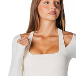 Sienna Long Sleeve - Cream - Kikiva Collection