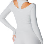 Sienna Long Sleeve - Light Grey - Kikiva Collection
