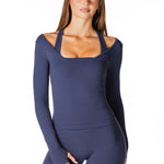 Sienna Long Sleeve - Navy - Kikiva Collection