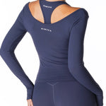 Sienna Long Sleeve - Navy - Kikiva Collection