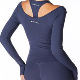 Sienna Long Sleeve - Navy - Kikiva Collection