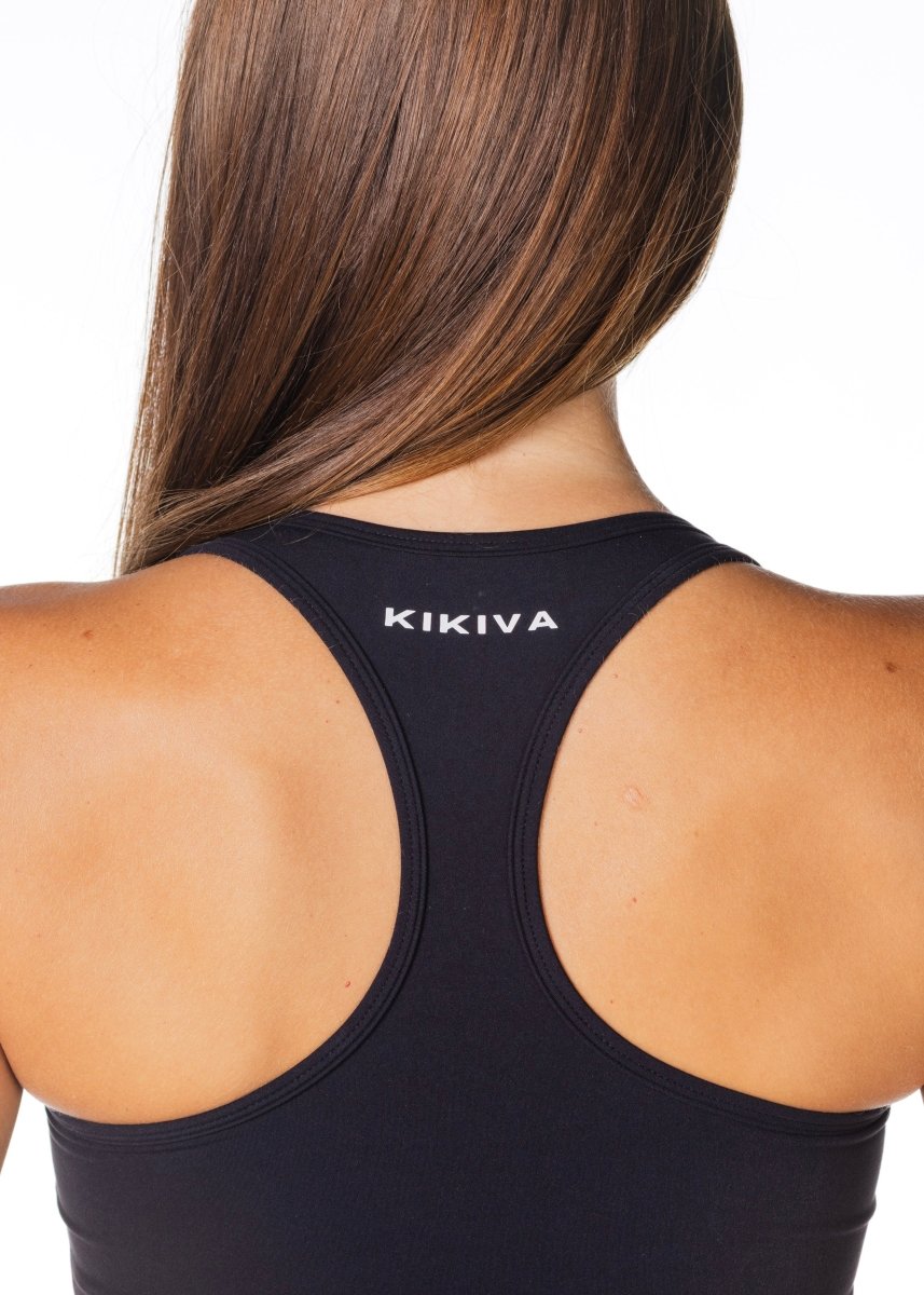 Sienna Singlet - Black - Kikiva Collection