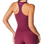 Sienna Singlet - Burgundy - Kikiva Collection