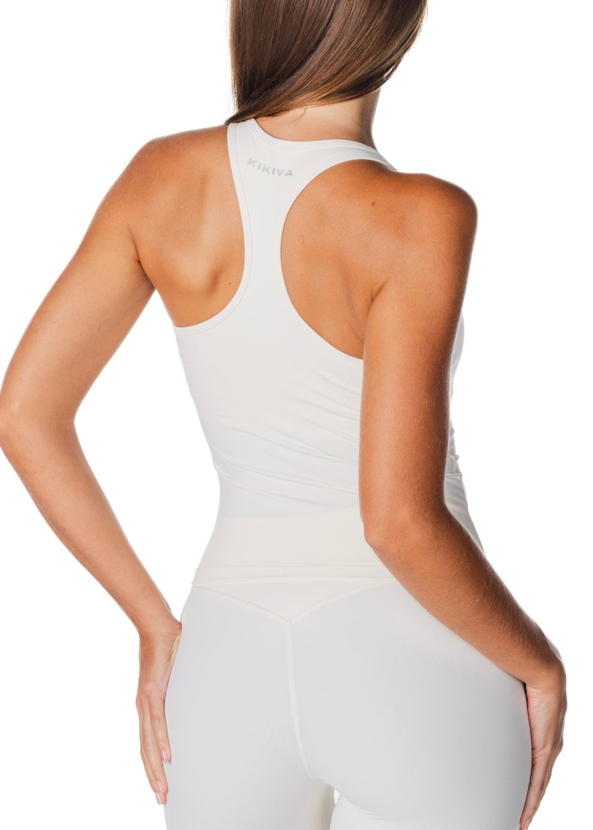 Sienna Singlet - Cream - Kikiva Collection