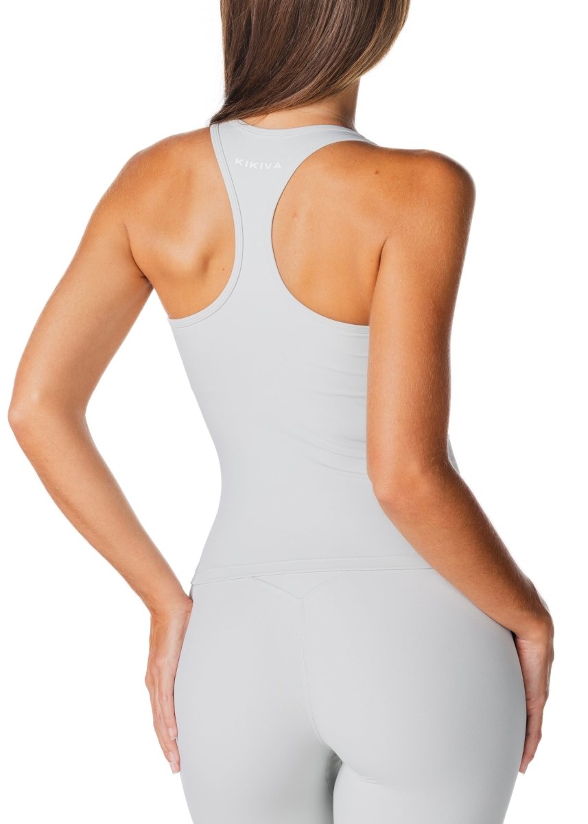 Sienna Singlet - Light Grey - Kikiva Collection