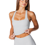 Sienna Singlet - Light Grey - Kikiva Collection