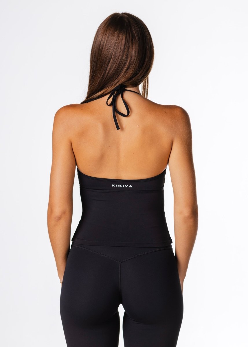'Sophie' Bobbi Tank - Black - Kikiva Collection