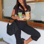 'Sophie' Capri's - Black - Kikiva Collection