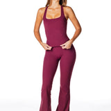 TALL Capsule Flares - Burgundy - Kikiva Collection