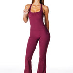 TALL Capsule Flares - Burgundy - Kikiva Collection