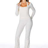 TALL Capsule Flares - Cream - Kikiva Collection