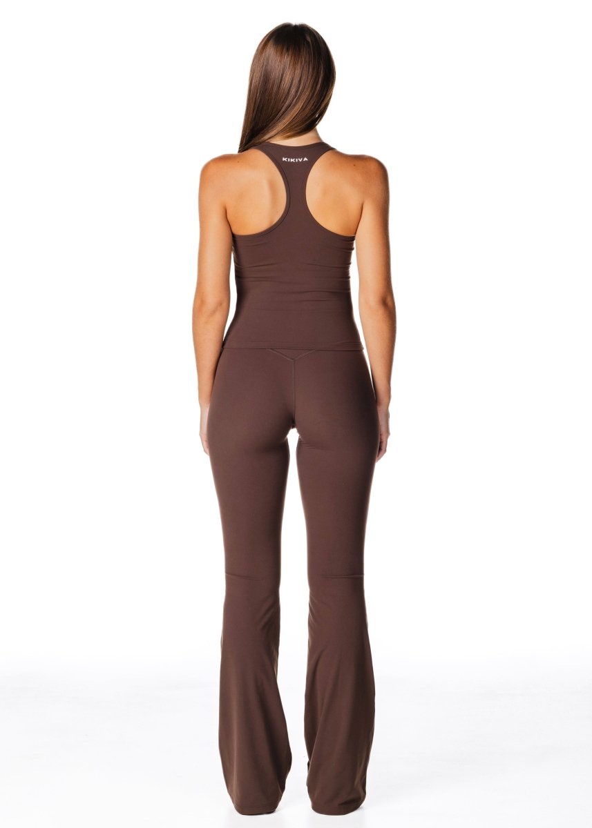 TALL Capsule Flares - Dark Choc - Kikiva Collection