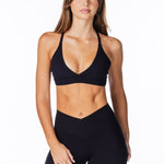 TALL Cross Over 'Flow' Flares - Black - Kikiva Collection