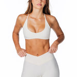 TALL Cross Over 'Flow' Flares - Cream - Kikiva Collection