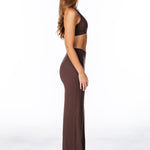 TALL Cross Over 'Flow' Flares - Dark Choc - Kikiva Collection