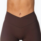 TALL Cross Over 'Flow' Flares - Dark Choc - Kikiva Collection