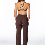 TALL Cross Over 'Flow' Flares - Dark Choc - Kikiva Collection