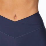 TALL Cross Over 'Flow' Flares - Dark Navy - Kikiva Collection