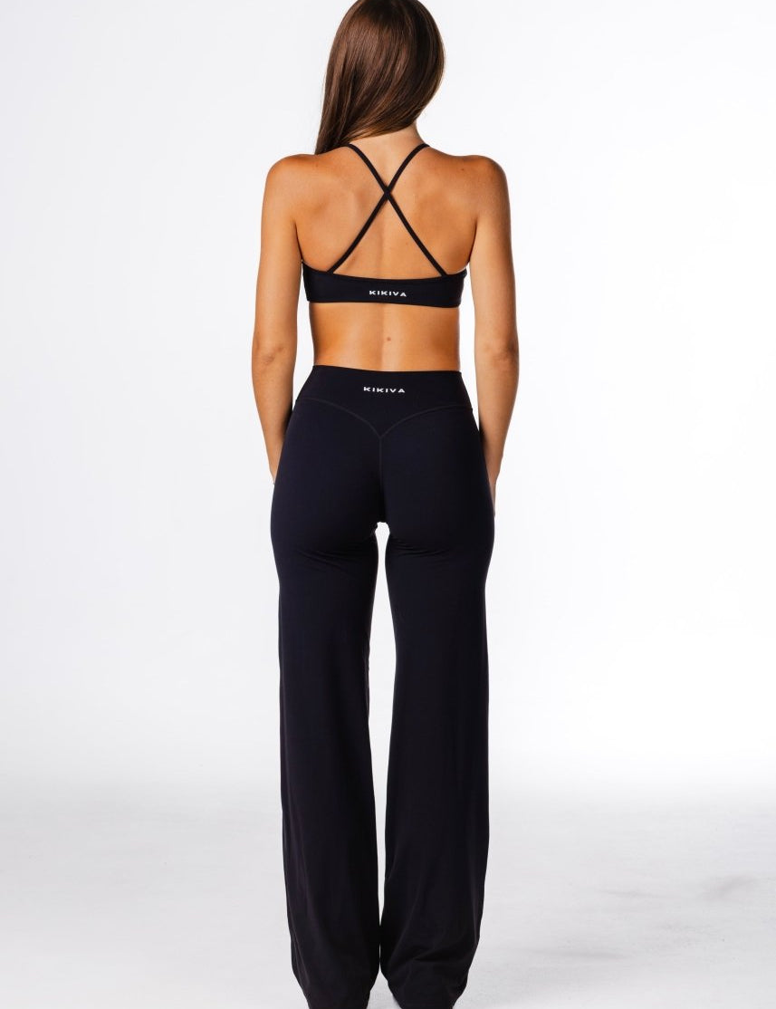 TALL 'Flow' Flares - Black - Kikiva Collection