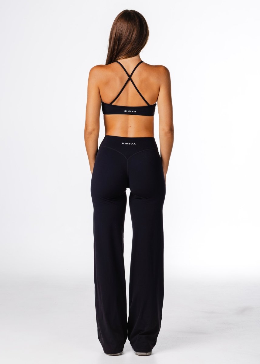 TALL 'Flow' Flares - Black - Kikiva Collection
