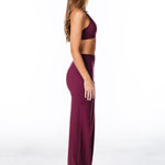 TALL 'Flow' Flares - Burgundy - Kikiva Collection