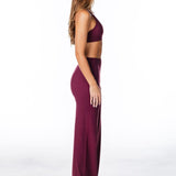 TALL 'Flow' Flares - Burgundy - Kikiva Collection