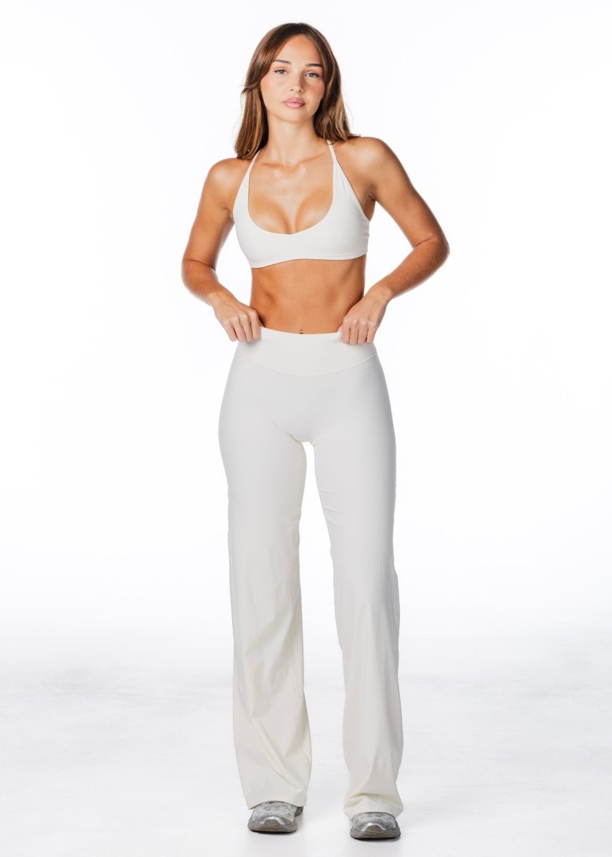 TALL 'Flow' Flares - Cream - Kikiva Collection