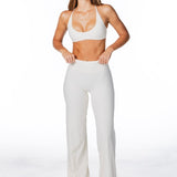 TALL 'Flow' Flares - Cream - Kikiva Collection