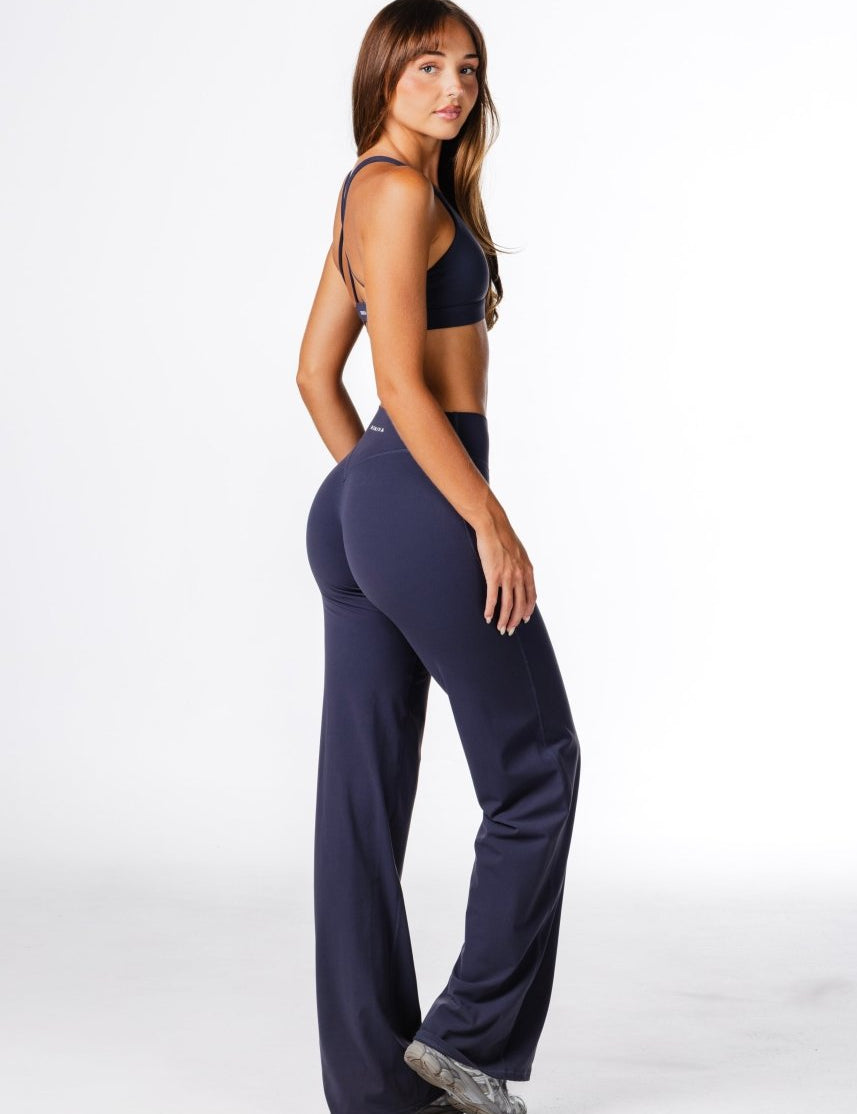 TALL 'Flow' Flares - Dark Navy - Kikiva Collection