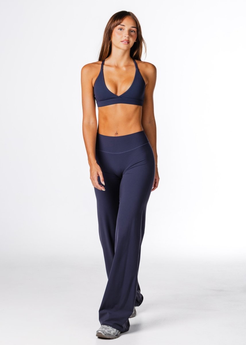 TALL 'Flow' Flares - Dark Navy - Kikiva Collection