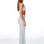 TALL 'Flow' Flares - Light Grey - Kikiva Collection