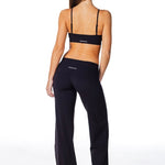 TALL Fold Over 'Flow' Flares - Black - Kikiva Collection