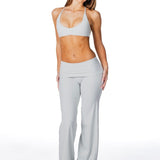 TALL Fold Over 'Flow' Flares - Light Grey - Kikiva Collection