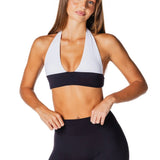Tia Two Toned Crop - Black - Kikiva Collection