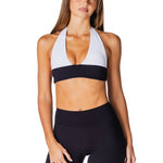 Tia Two Toned Crop - Black - Kikiva Collection