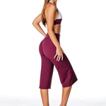 Tia Two Toned Crop - Burgundy - Kikiva Collection