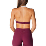 Tia Two Toned Crop - Burgundy - Kikiva Collection
