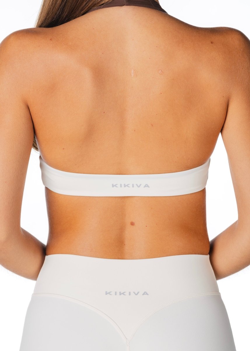 Tia Two Toned Crop - Cream - Kikiva Collection