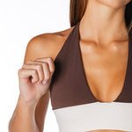 Tia Two Toned Crop - Cream - Kikiva Collection