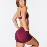 Two Tone Crop - Burgundy - Kikiva Collection