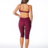 Two Tone Crop - Burgundy - Kikiva Collection